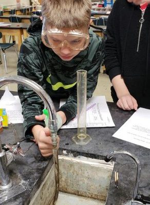 7th Grade Students Study Physical and Chemical Change