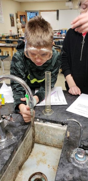 7th Grade Students Study Physical and Chemical Change
