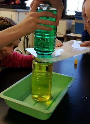 8th Graders Model Weather Fronts
