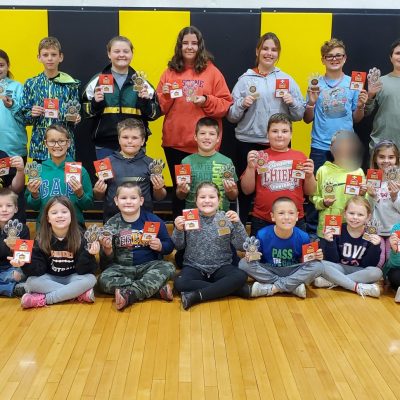 Elementary Students Receive PAWS Awards for 2019-2020 School Year